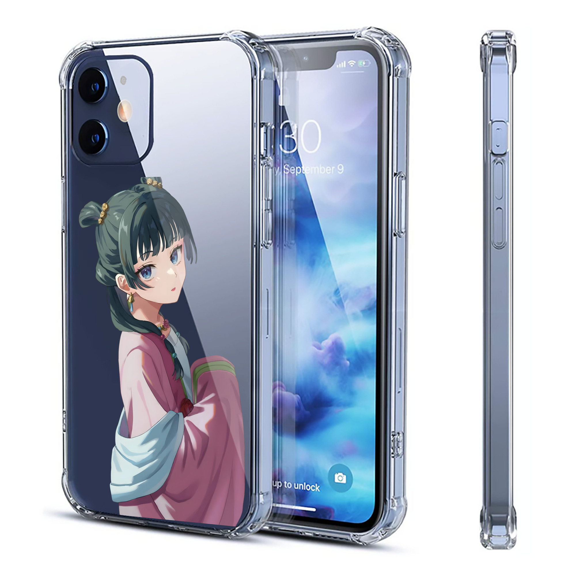 （画像用） 薬屋のひとりごと The Apothecary Diaries 【iPhone 12シリーズ対応】透明スマホケース（クリアソフトケース）